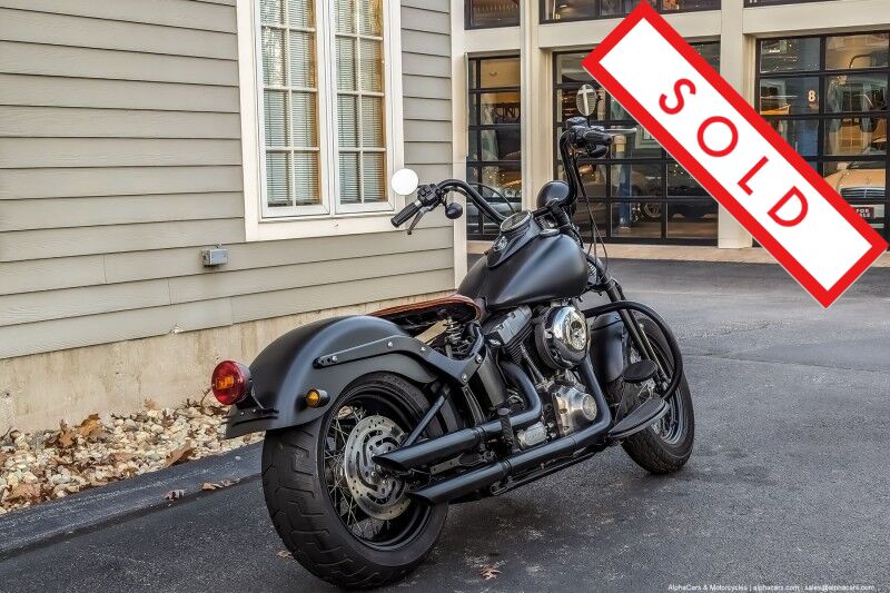 2010 Harley-Davidson FLSTSB Cross Bones Flat Black Custom Boston MA