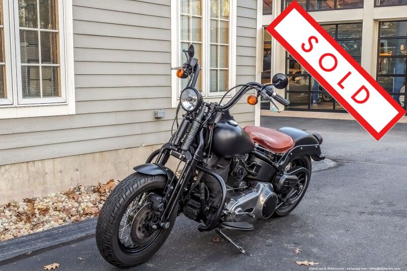 2010 Harley-Davidson FLSTSB Cross Bones Flat Black Custom Boston MA