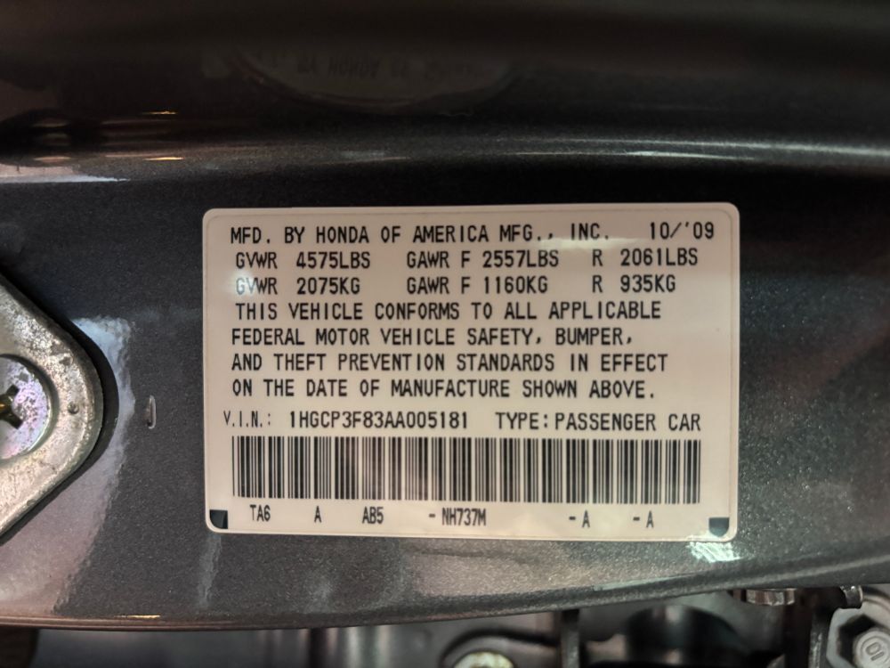2010 Honda Accord 3.5 EX-L Franklin OH