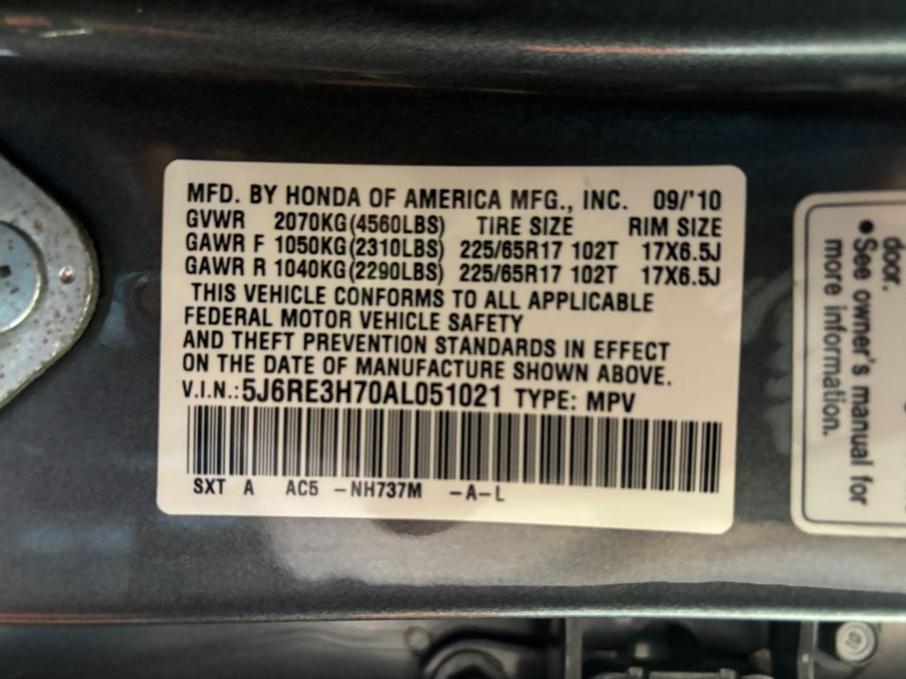 2010 Honda CR-V EX-L Franklin OH