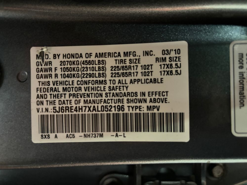 2010 Honda CR-V EX-L Franklin OH