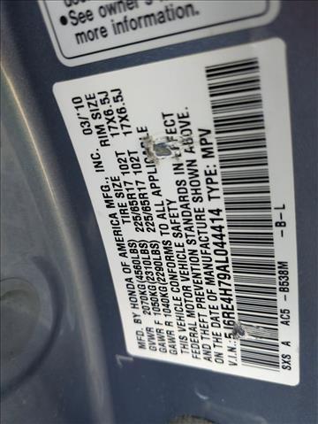 2010 Honda CR-V EX-L Roseville CA