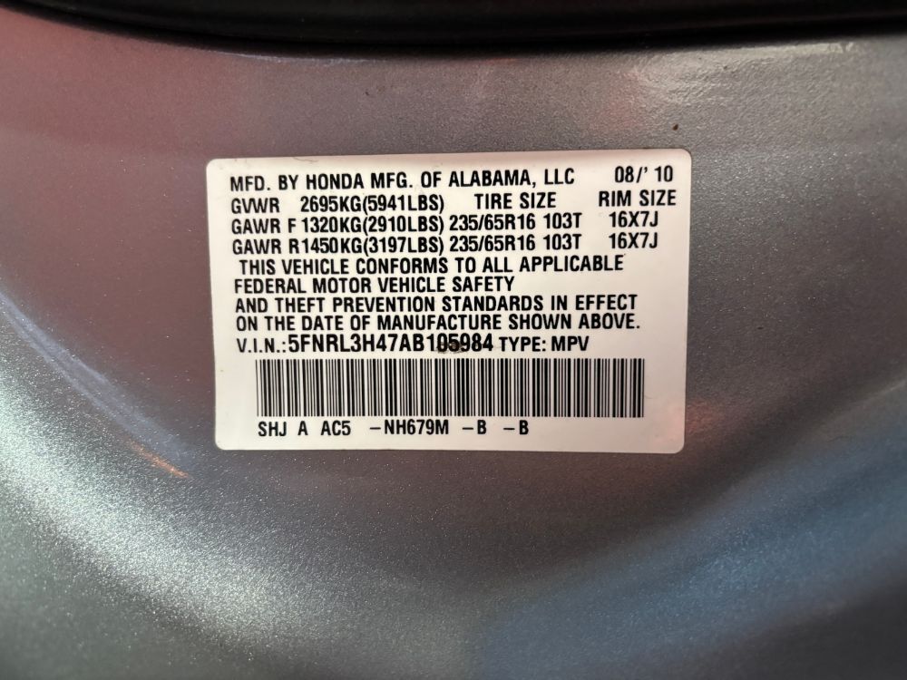 2010 Honda Odyssey EX Franklin OH