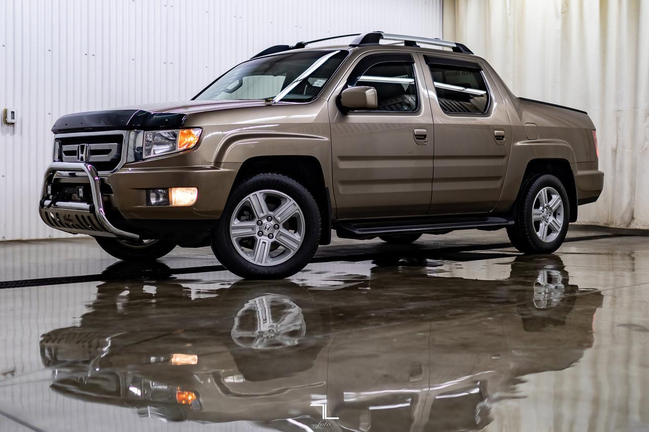 2010 Honda Ridgeline 4x4 Crew Cab EX-L Leather Roof Red Deer AB