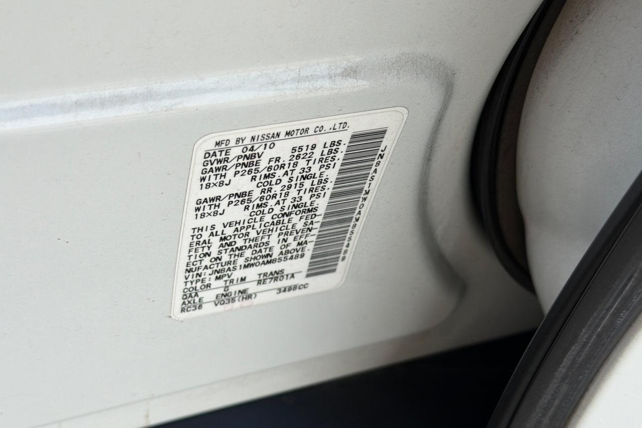 2010 INFINITI FX35 Base Roseville CA