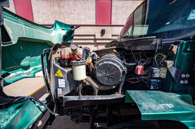 2010 International 7400 Work Star Dump Truck Diesel Red Deer AB