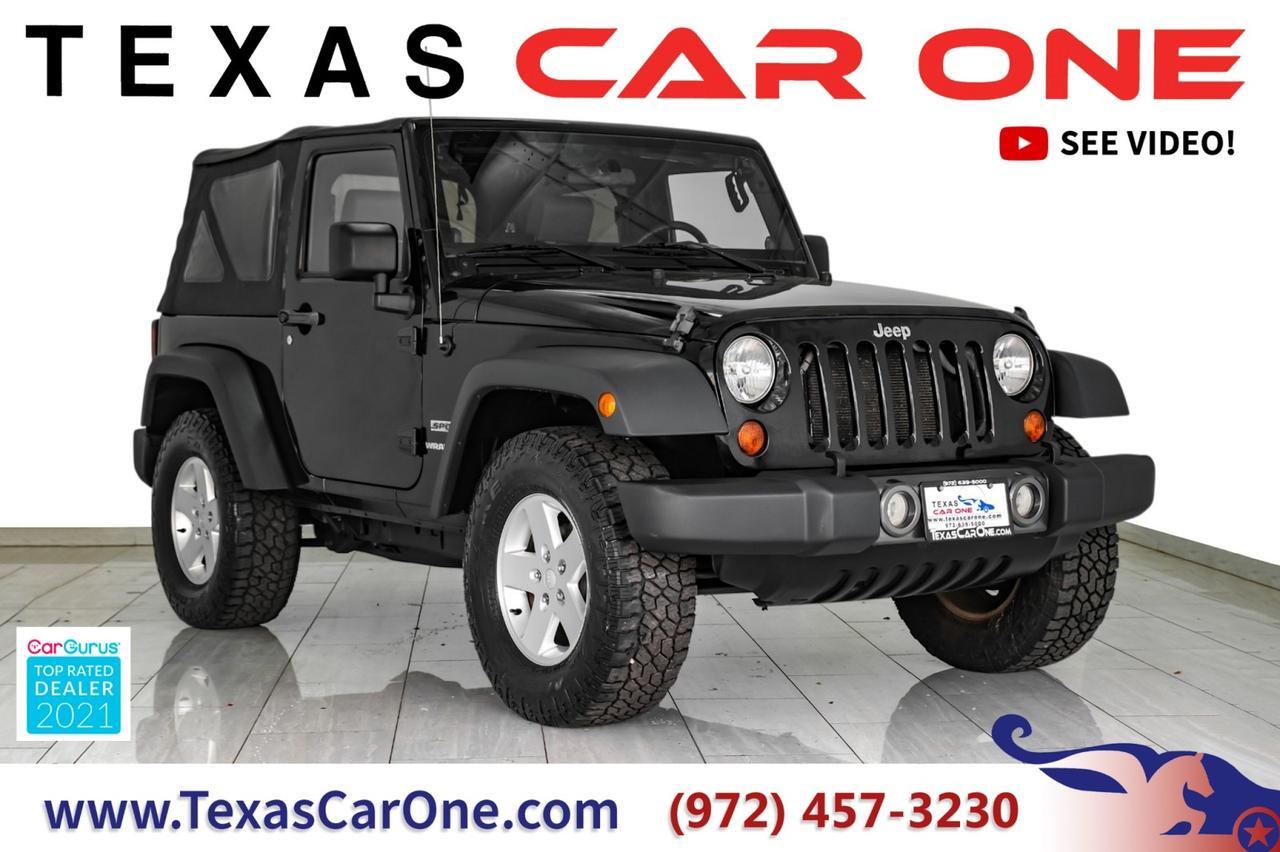 2010 Jeep Wrangler SPORT 4WD SOFT TOP CONVERTIBLE CRUISE CONTROL REMOTE KEYLESS ENTRY ALLOY