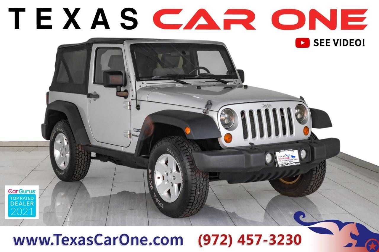 2010 Jeep Wrangler SPORT 4WD SOFT TOP CONVERTIBLE CRUISE CONTROL REMOTE KEYLESS ENTRY ALLOY WHEELS Carrollton TX