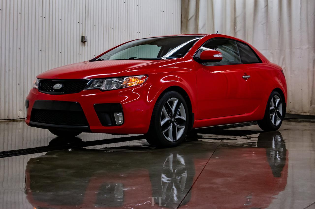2010 Kia Forte SX Koup Leather Roof Red Deer AB