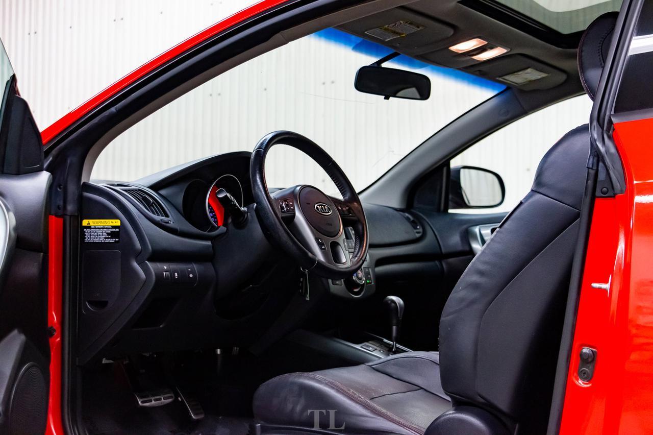 2010 Kia Forte SX Koup Leather Roof Red Deer AB