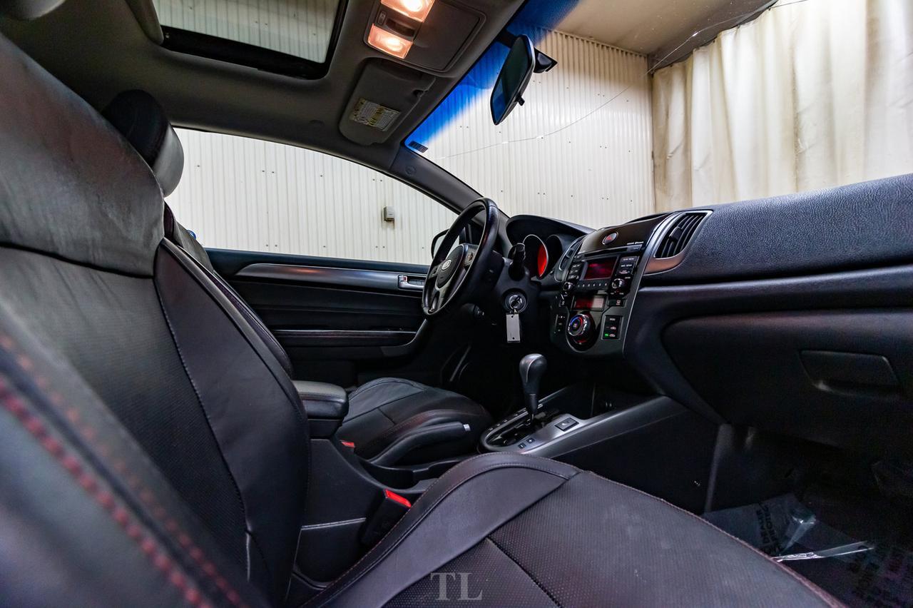 2010 Kia Forte SX Koup Leather Roof Red Deer AB