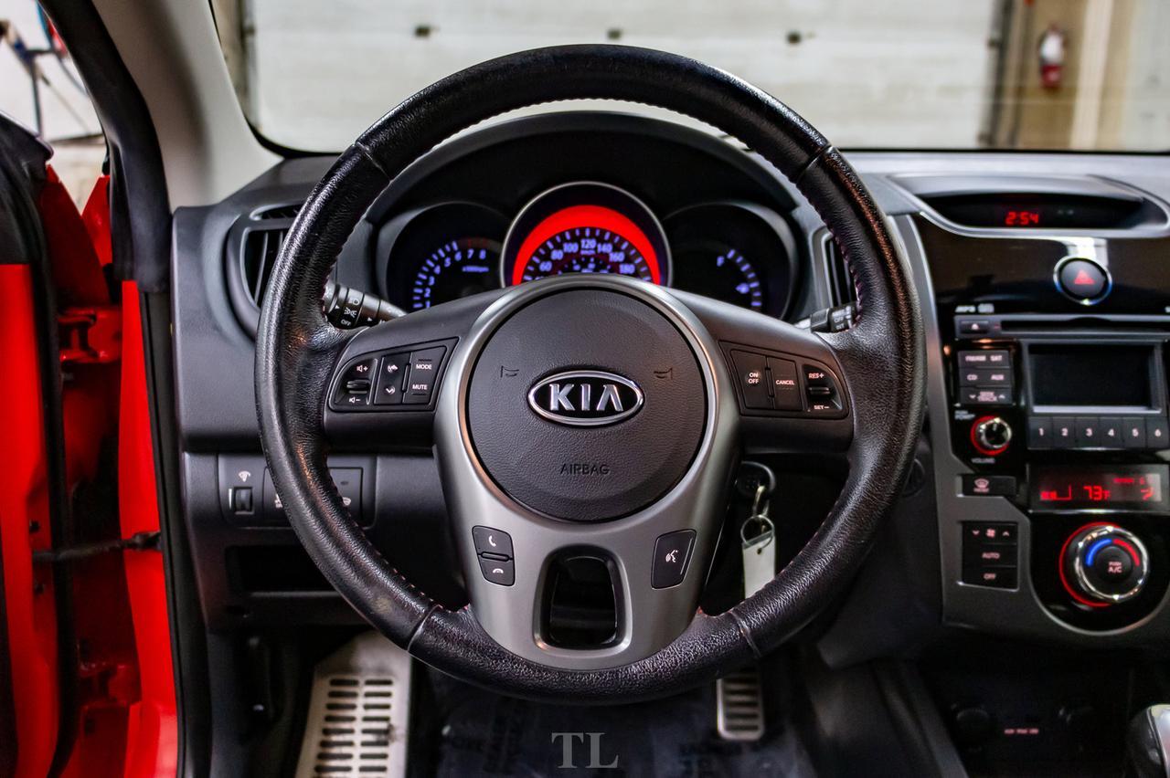 2010 Kia Forte SX Koup Leather Roof Red Deer AB