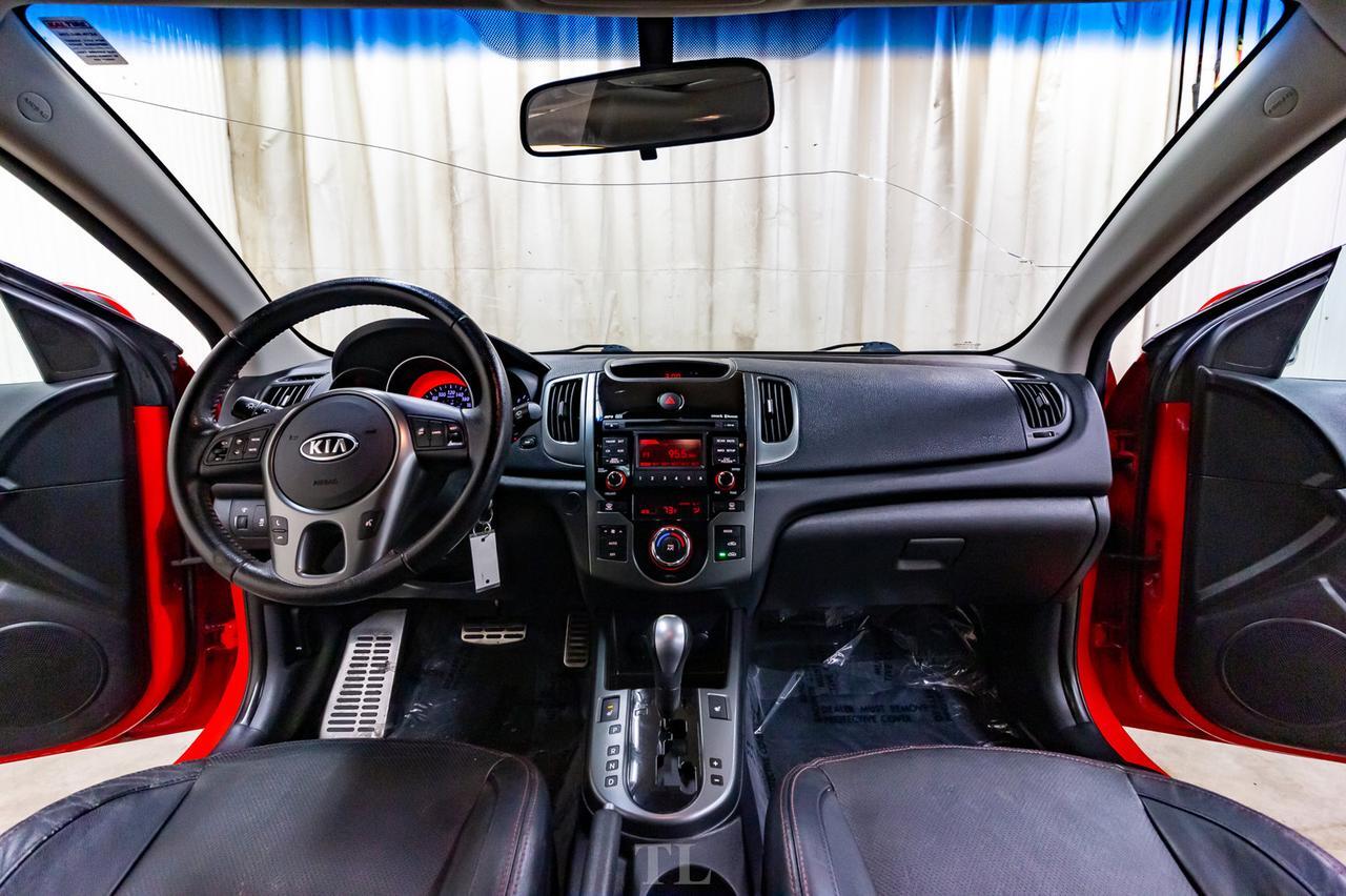 2010 Kia Forte SX Koup Leather Roof Red Deer AB