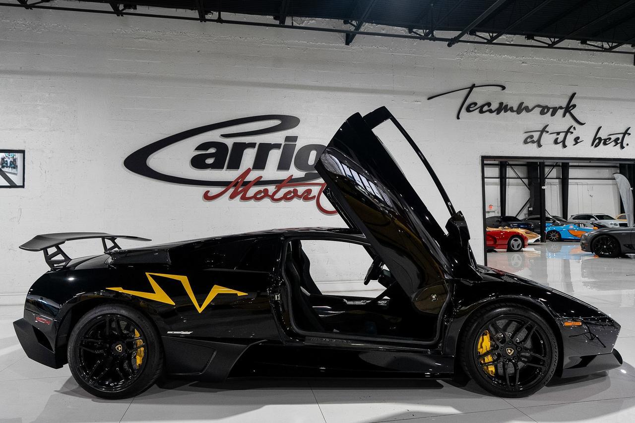 2010 Lamborghini Murcielago LP670-4 SuperVeloce Nero Aldebaran paint, yellow calipers/SV graphic, bespoke interior AND MORE!! Fort Lauderdale FL