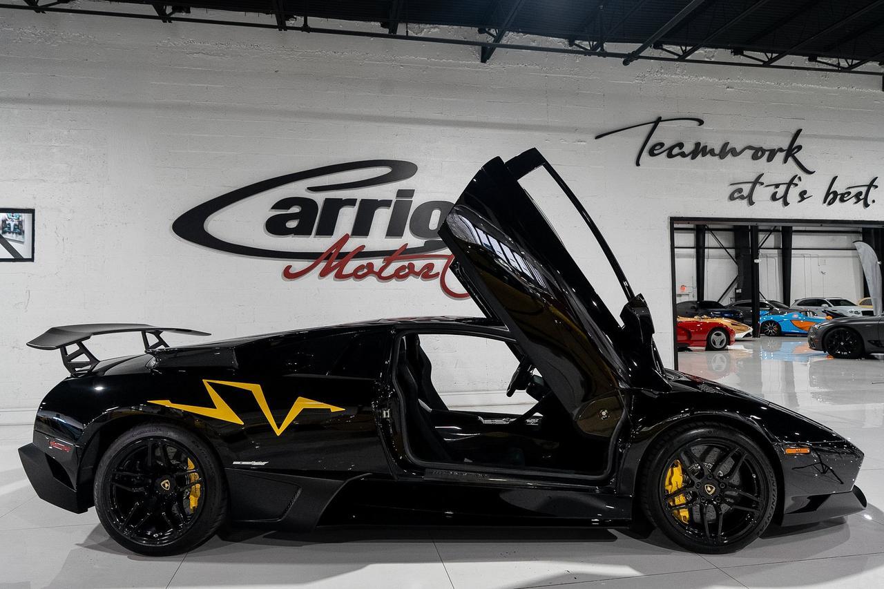 2010 Lamborghini Murcielago LP670-4 SuperVeloce Nero Aldebaran paint, yellow calipers/SV graphic, bespoke interior AND MORE!! Fort Lauderdale FL