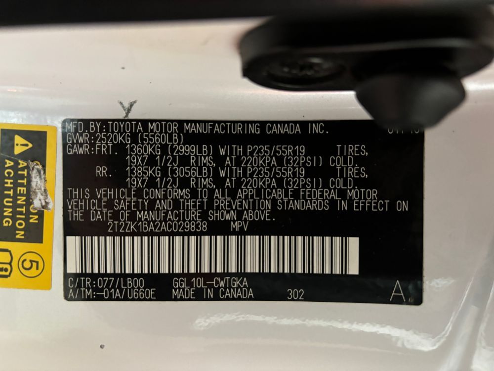 2010 Lexus RX 350 Base Franklin OH