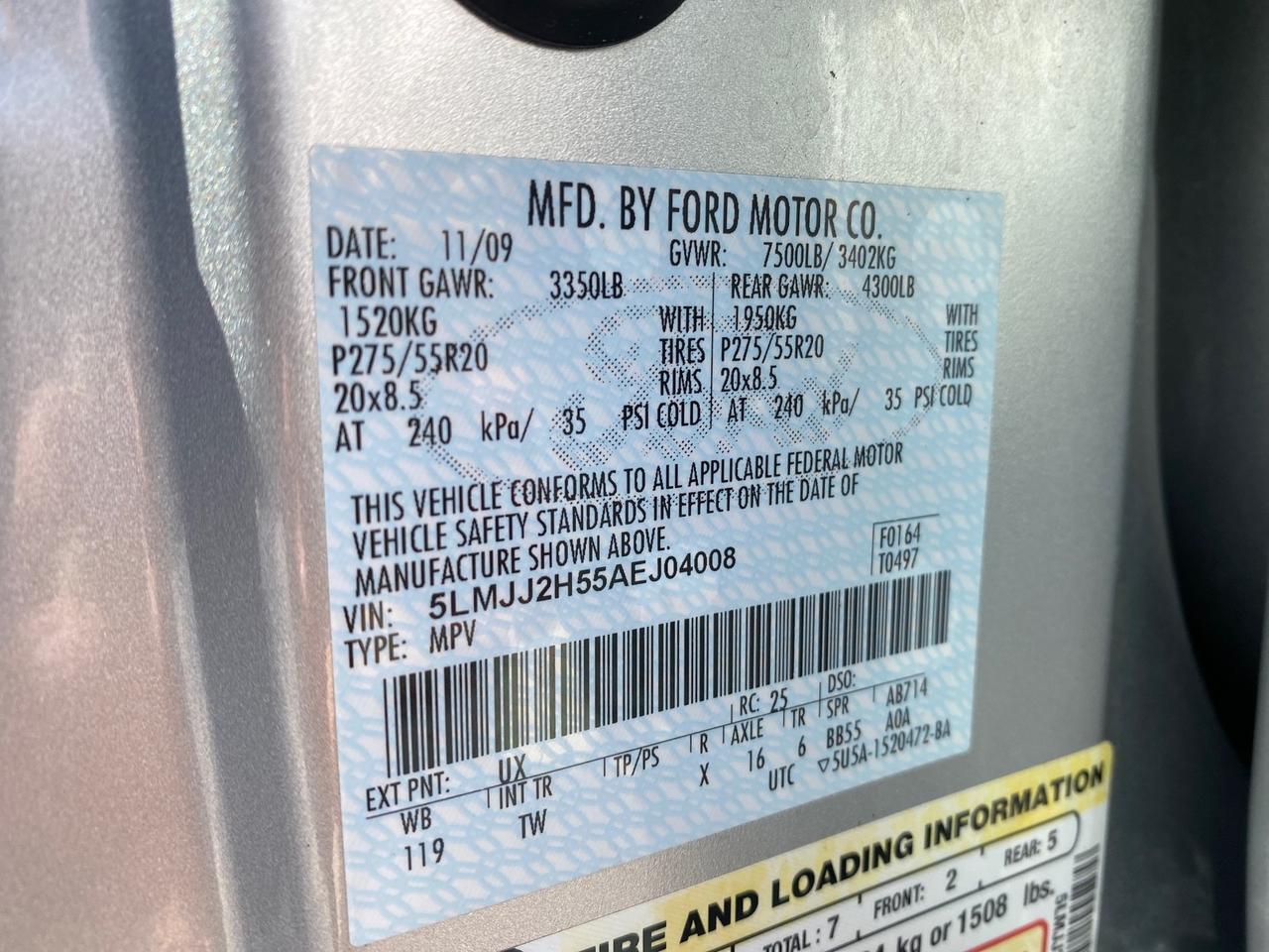 2010 Lincoln Navigator LOW MILES 49,245 NAV SUNROOF Pompano Beach FL