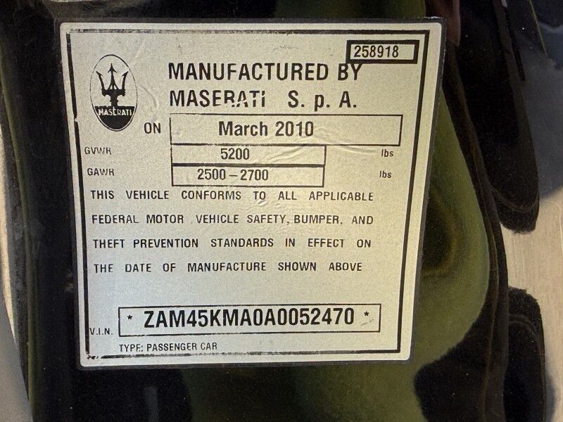 2010 Maserati GranTurismo C Convertible Arlington VA