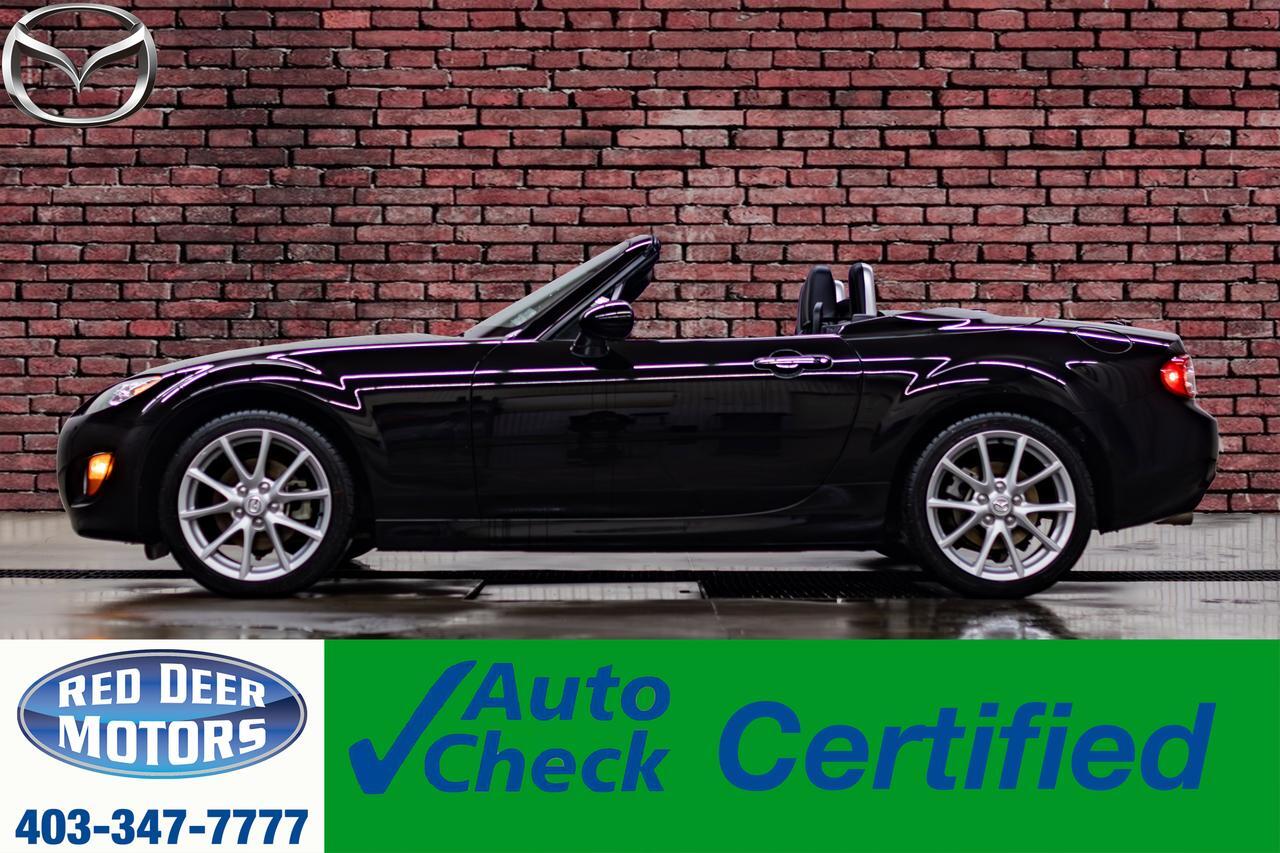 2010 Mazda Miata MX-5 GT Convertible Manual Leather Red Deer AB