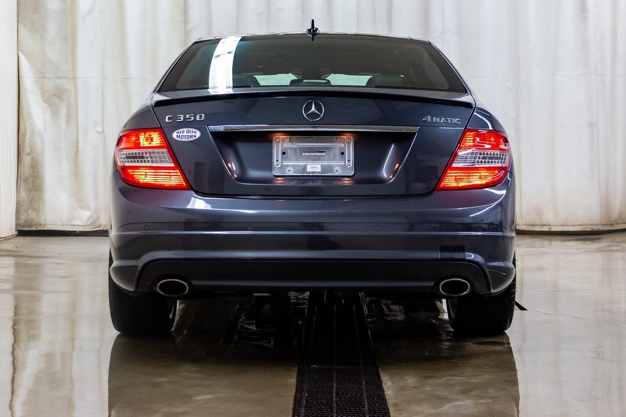 2010 Mercedes-Benz C-350 4Matic Leather Roof Nav BCam Red Deer AB