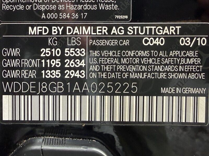 2010 Mercedes-Benz CL-Class CL 550 4MATIC w/ Sport Package Arlington VA