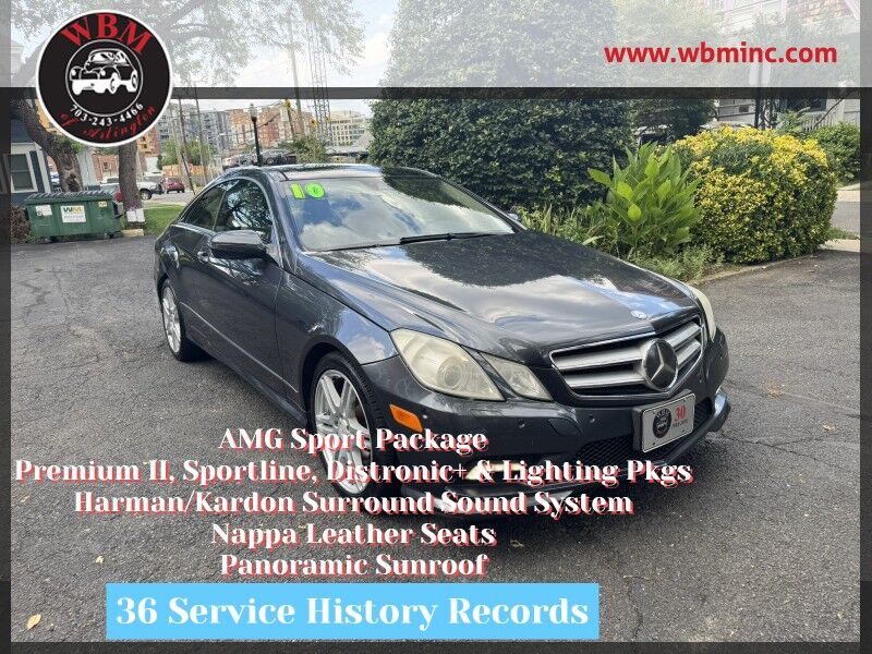 2010 Mercedes-Benz E-Class E 550 Coupe w/ AMG Sport-Package