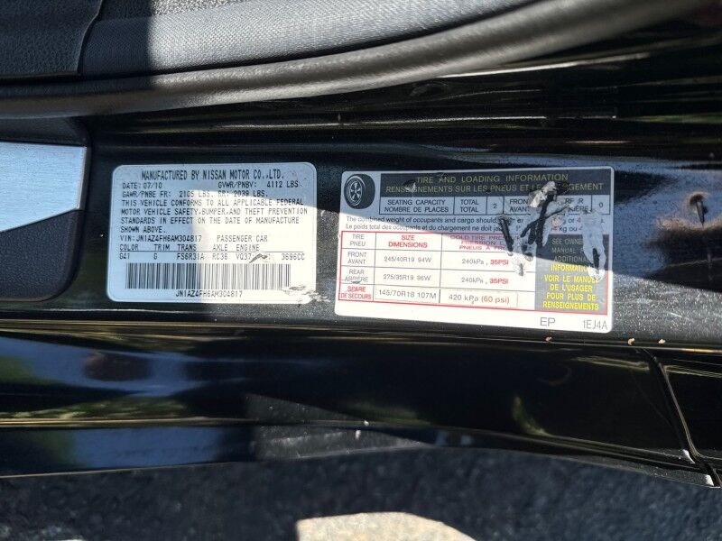 2010 Nissan 370Z Touring Roadster w/ Sport Package Arlington VA