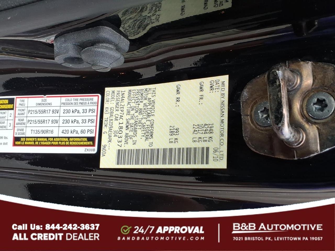 2010 Nissan Altima 2.5 S Levittown PA