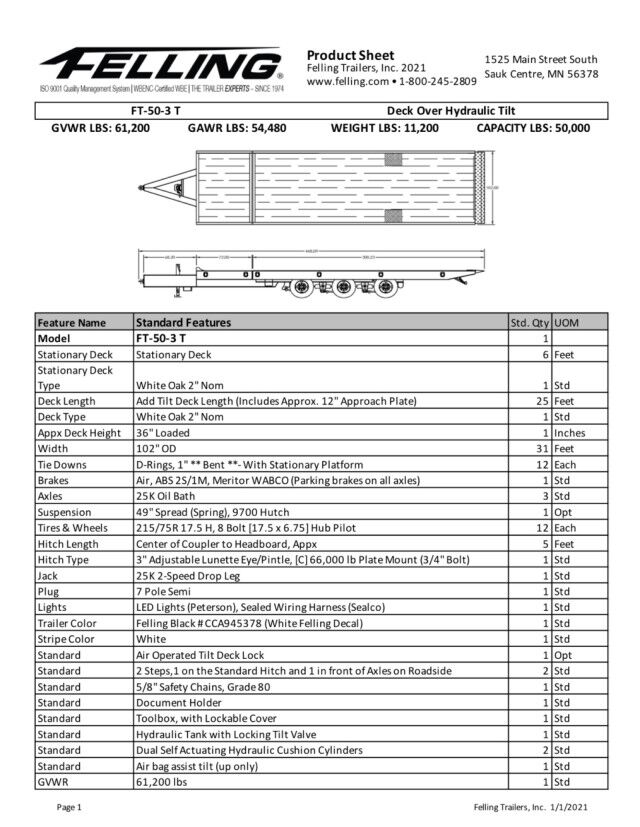 2010 Other Varitech FT-50-3-BT Tilt Deck Trailer  Henrico VA