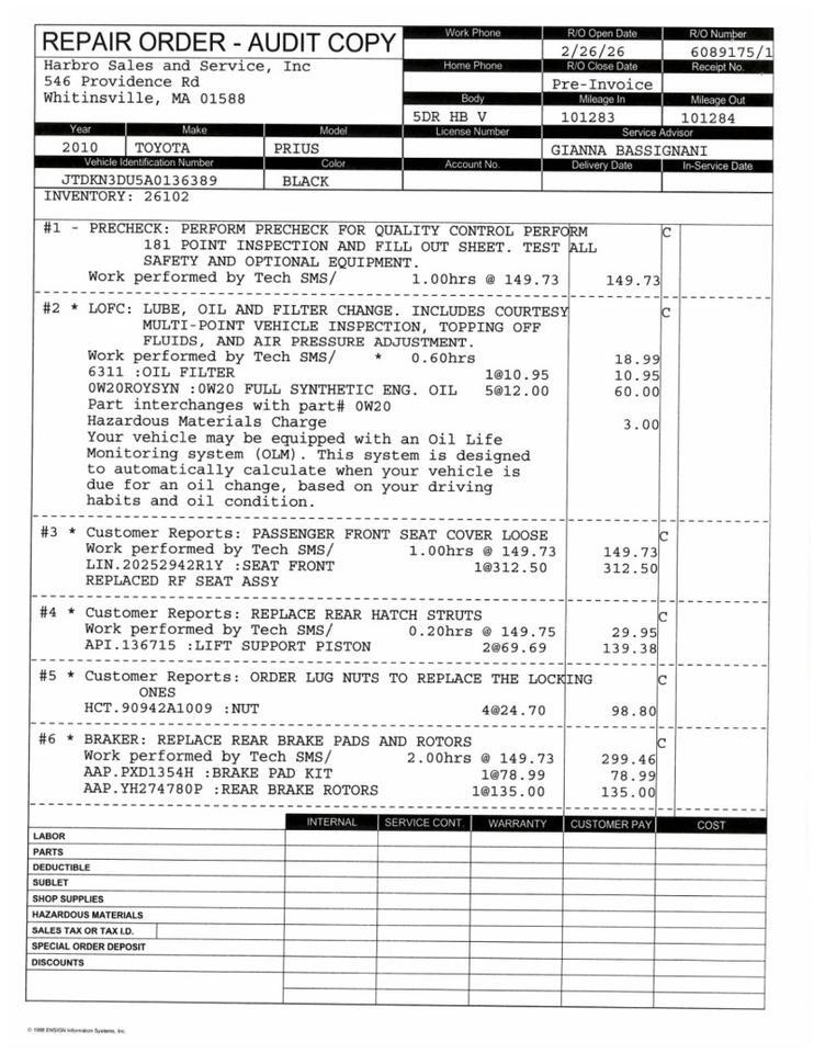2010 Toyota Prius V - FULLY LOADED - GREAT SERVICE HISTORY Webster MA