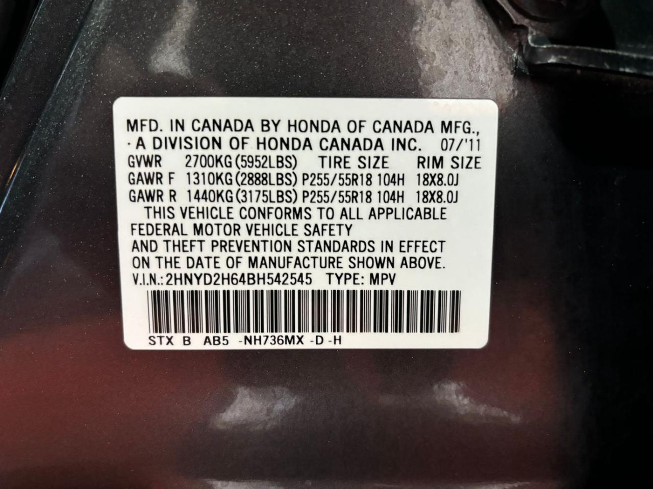 2011 Acura MDX Technology Package Franklin OH