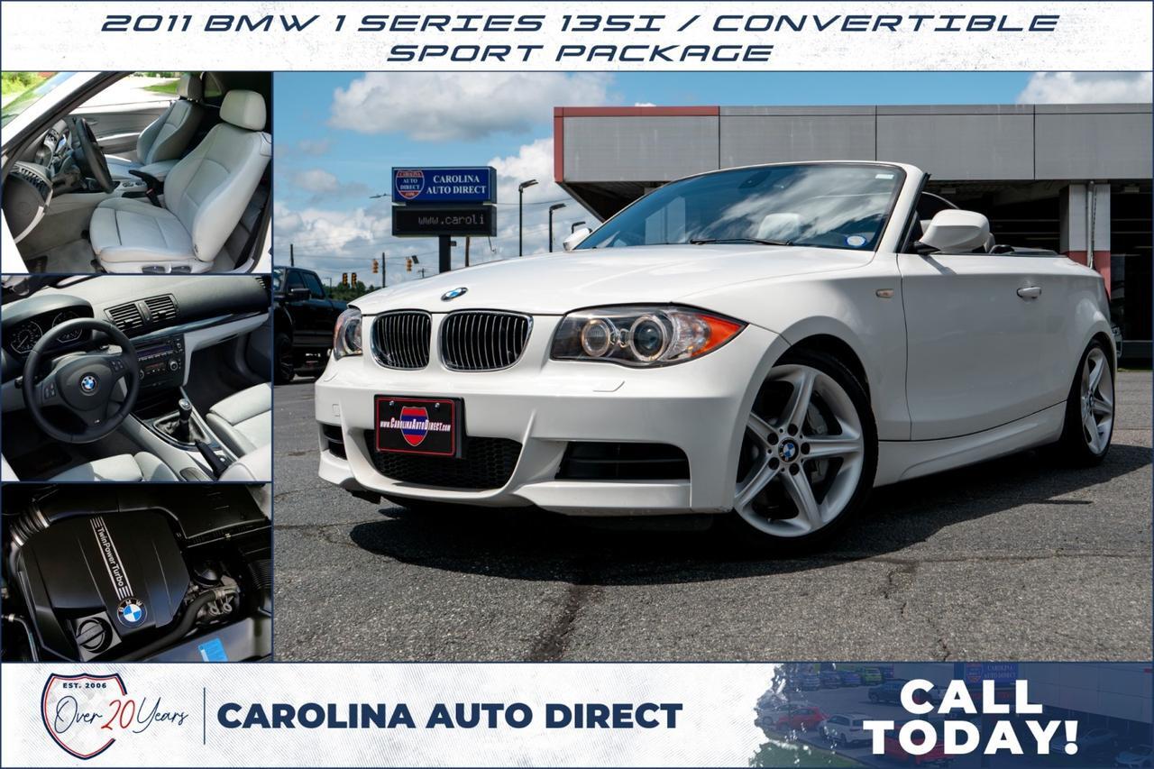 2011 BMW 1 Series 135i / Convertible / Harman Kardon Audio / Sport Package!