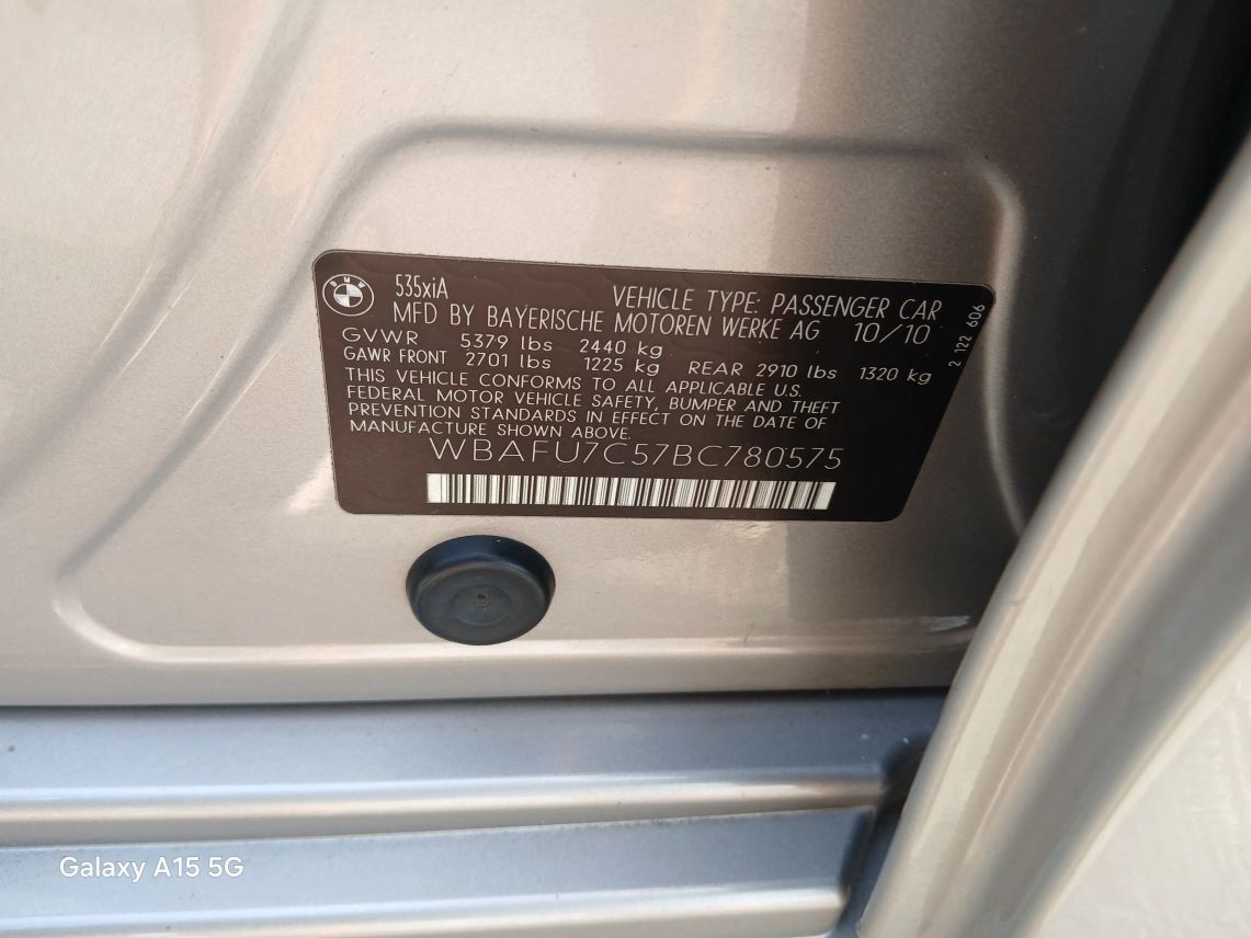 2011 BMW 5 Series 535i xDrive Sedan 4D Maitland FL