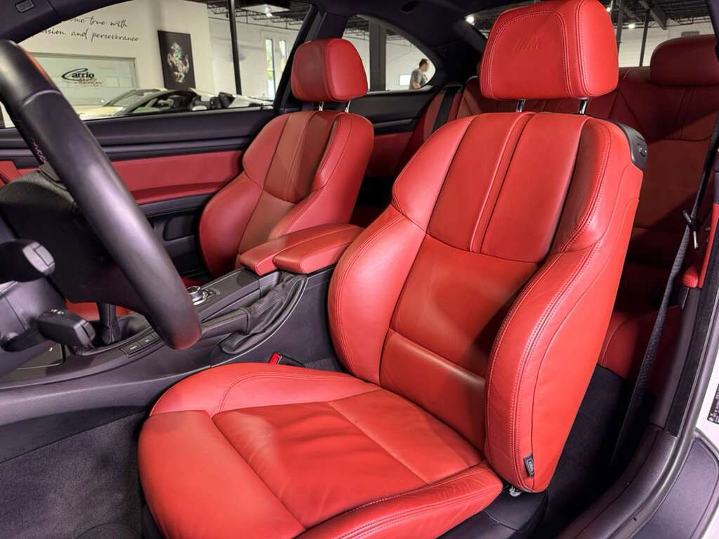 2011 BMW M3 6-SPEED MANUAL! Alpine White paint, Fox Red leather interior, carbon roof AND MORE!! Fort Lauderdale FL