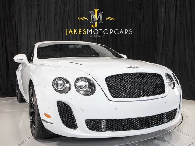 2011 Bentley Continental Supersports ($277,235 MSRP!!) *4-SEATER* *COMFORT SEATS* *ONLY 15,000 MILES* *SERVICED* San Diego CA