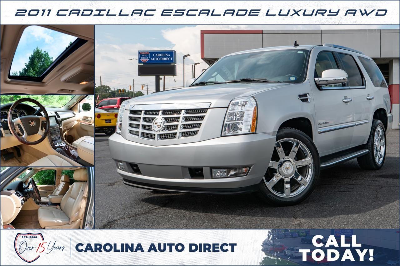 2011 Cadillac Escalade Luxury AWD / Rear Entertainment / FFV / 6.2L V8! Lincolnton NC