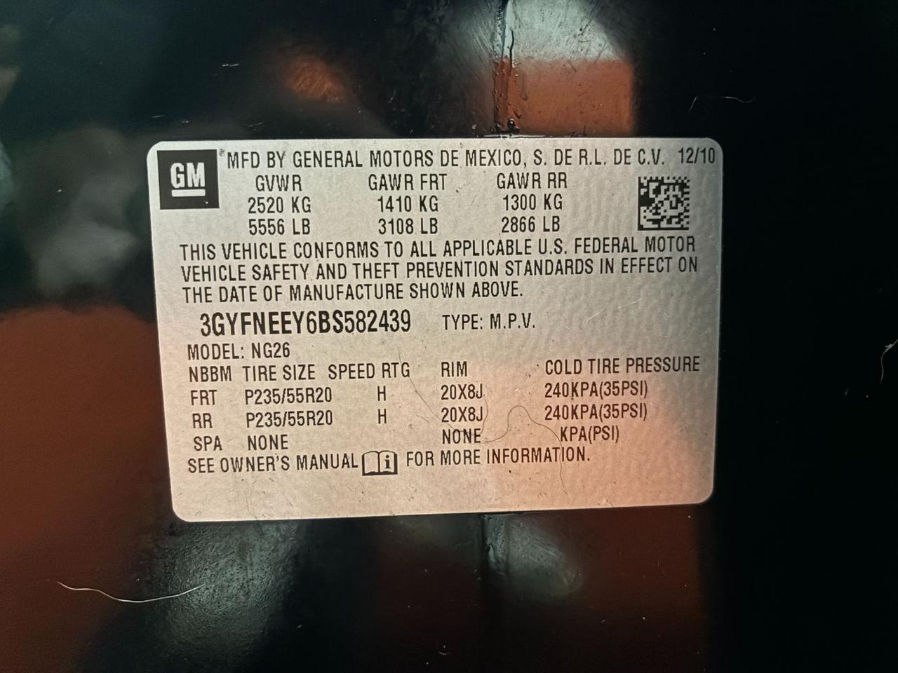 2011 Cadillac SRX Performance Collection AWD Franklin OH