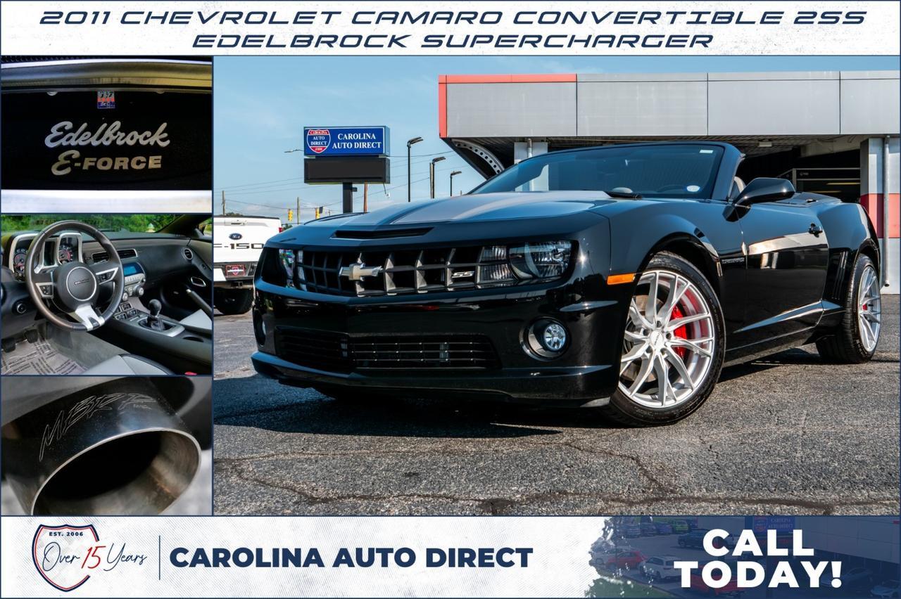 2011 Chevrolet Camaro Convertible 2SS / Edelbrock Supercharger / MBRP Exhaust! Lincolnton NC