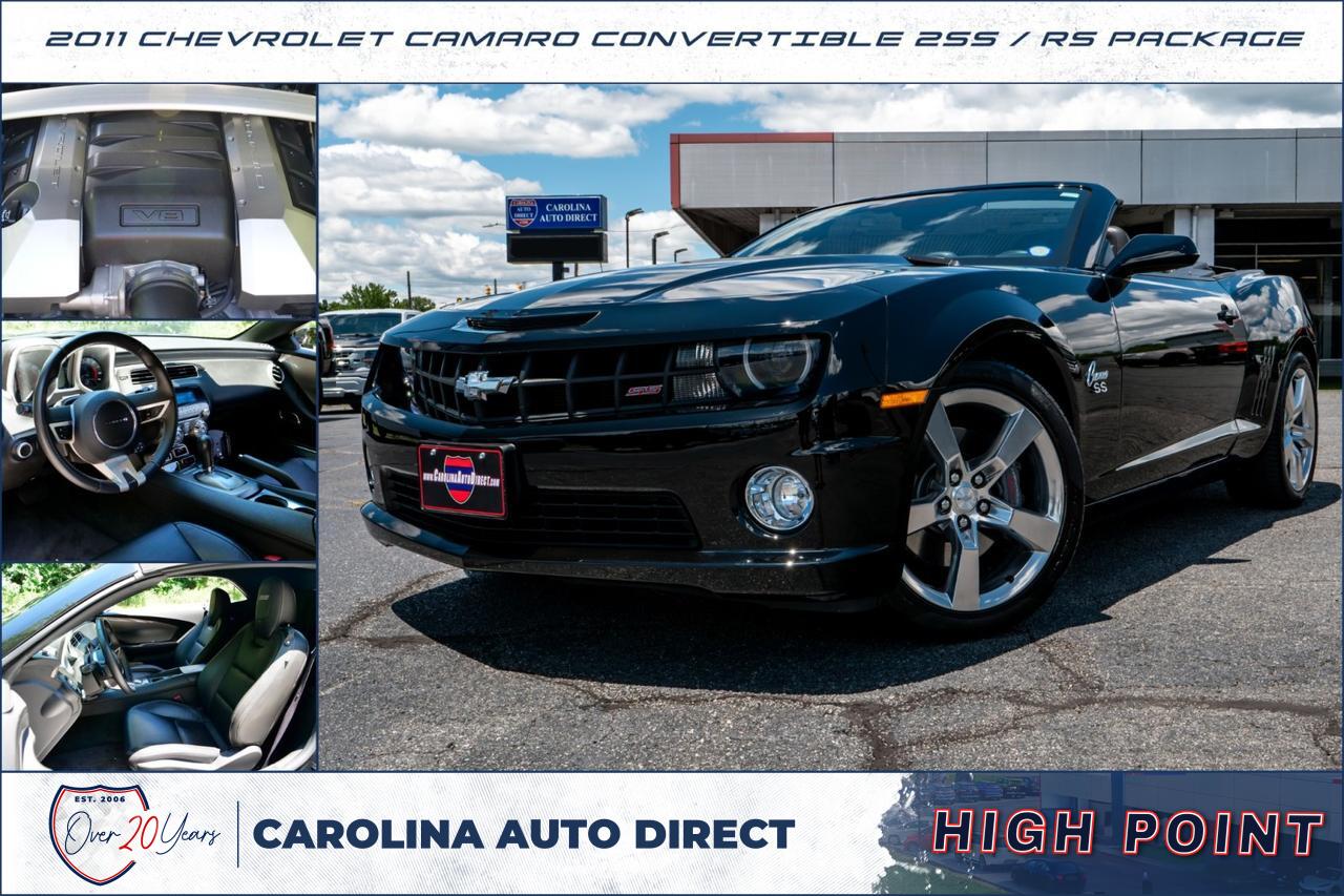 2011 Chevrolet Camaro Convertible 2SS / RS Package / LOW MILES!