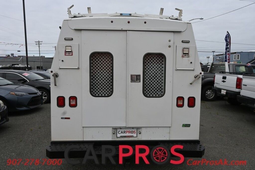 2011 Chevrolet Express Commercial Cutaway 3500 High Cube Van - 6.0L V8 - Utility Box - Convenience & Cold Climate Pkg - Power Locks & Windows - AM/FM Radio - Interior Storage Shelving - Ladder Rack - Air Conditioning - Tow Pkg Anchorage AK