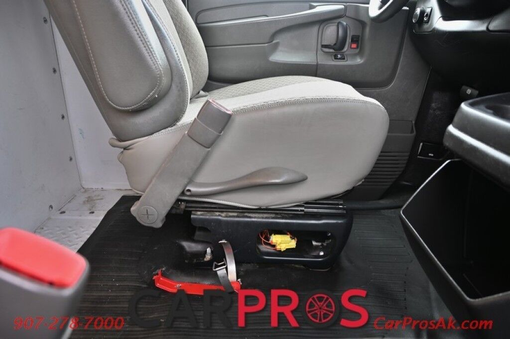 2011 Chevrolet Express Commercial Cutaway Work Van - 6.0L V8 - Convenience & Cold Climate Pkg - Power Windows & Locks - AM/FM Radio - Interior & Exterior Storage Shelving - 16 Steel Wheels - Engine Block Heater - Tow PKG Anchorage AK