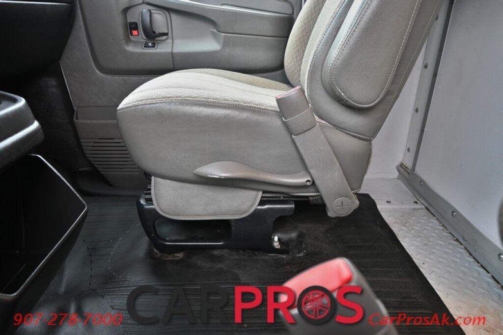 2011 Chevrolet Express Commercial Cutaway Work Van - 6.0L V8 - Convenience & Cold Climate Pkg - Power Windows & Locks - AM/FM Radio - Interior & Exterior Storage Shelving - 16 Steel Wheels - Engine Block Heater - Tow PKG Anchorage AK