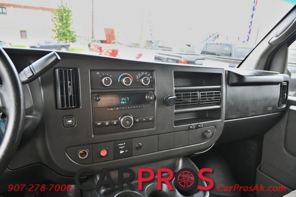 2011 Chevrolet Express Commercial Cutaway Work Van - 6.0L V8 - Convenience & Cold Climate Pkg - Power Windows & Locks - AM/FM Radio - Interior & Exterior Storage Shelving - 16 Steel Wheels - Engine Block Heater - Tow PKG Anchorage AK