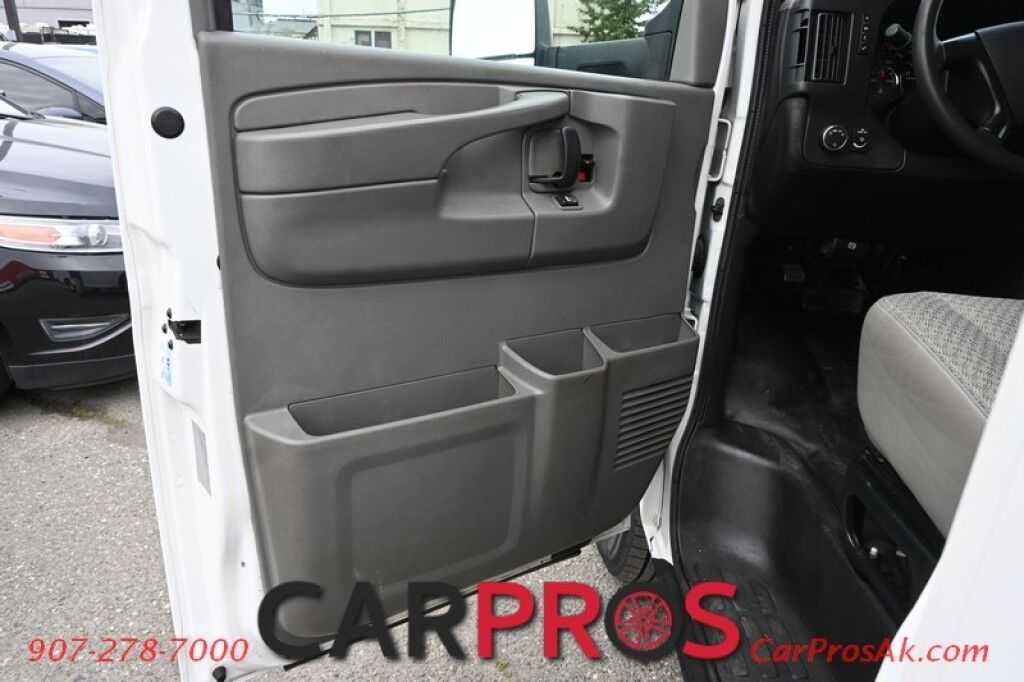 2011 Chevrolet Express Commercial Cutaway Work Van - 6.0L V8 - Convenience & Cold Climate Pkg - Power Windows & Locks - AM/FM Radio - Interior & Exterior Storage Shelving - 16 Steel Wheels - Engine Block Heater - Tow PKG Anchorage AK
