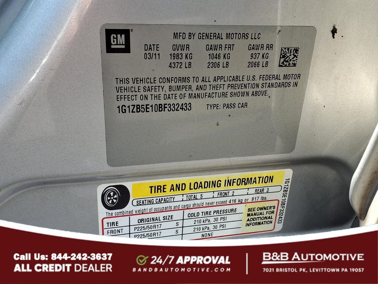 2011 Chevrolet Malibu LS Levittown PA