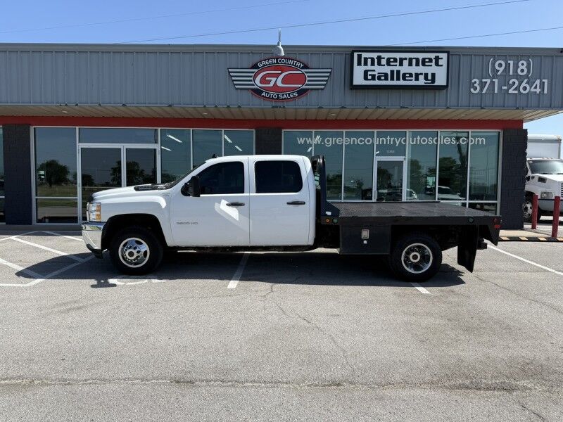 2011 Chevrolet Silverado 3500HD 4x4 Diesel Flatbed DRW Work Truck Collinsville OK