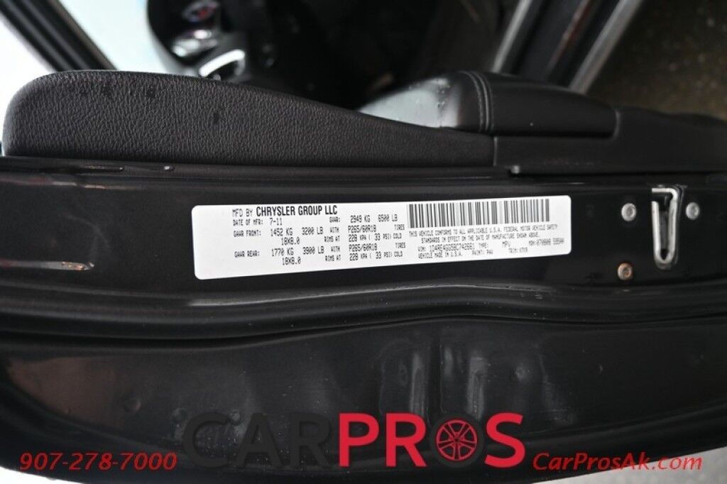 2011 Dodge Durango Crew - 3.6L V6 - Automatic - All Wheel Drive - Powered Leather Front Seats - Remote Start - Keyless Entry - Bluetooth - Backup Camera - 3rd Row Seating Anchorage AK