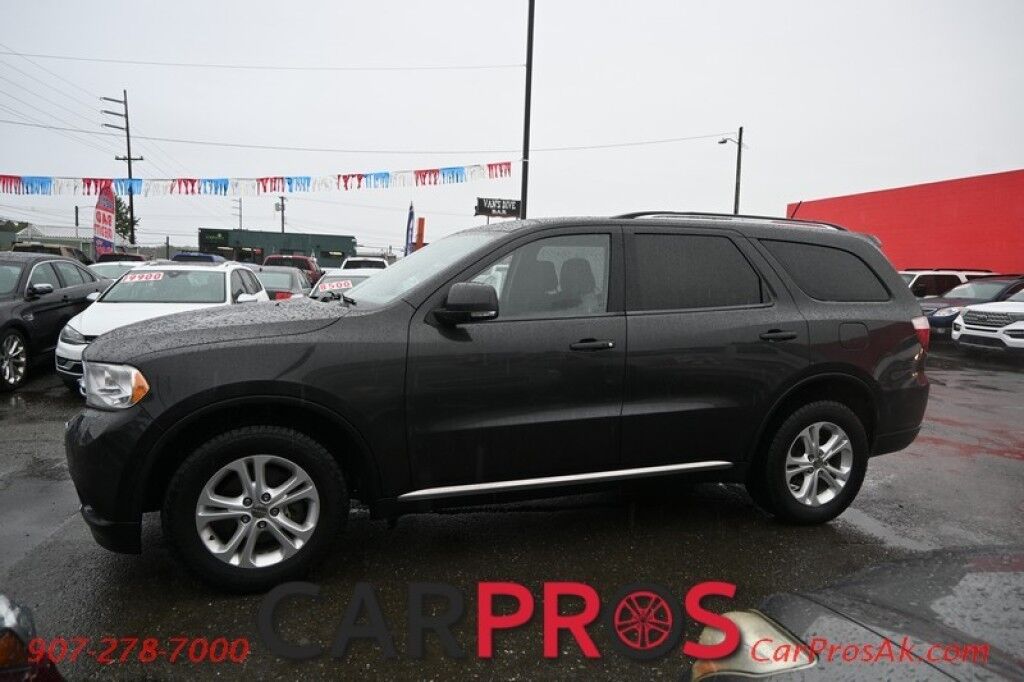 2011 Dodge Durango Crew - 3.6L V6 - Automatic - All Wheel Drive - Powered Leather Front Seats - Remote Start - Keyless Entry - Bluetooth - Backup Camera - 3rd Row Seating Anchorage AK