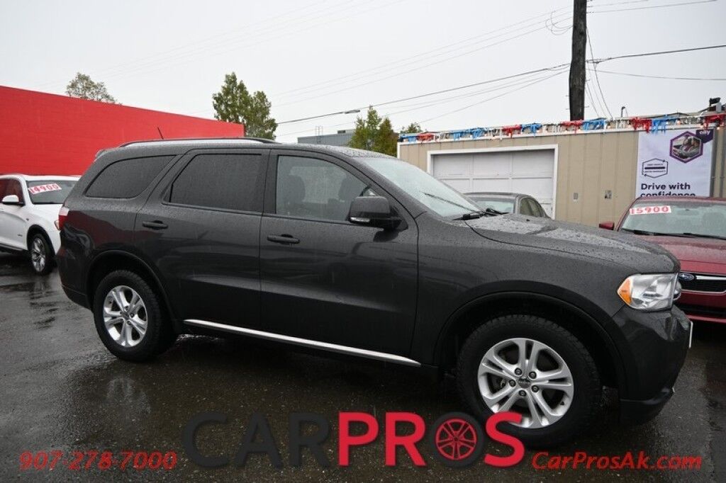 2011 Dodge Durango Crew - 3.6L V6 - Automatic - All Wheel Drive - Powered Leather Front Seats - Remote Start - Keyless Entry - Bluetooth - Backup Camera - 3rd Row Seating Anchorage AK