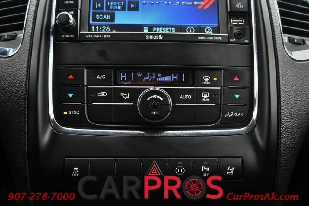 2011 Dodge Durango Crew - 3.6L V6 - Automatic - All Wheel Drive - Powered Leather Front Seats - Remote Start - Keyless Entry - Bluetooth - Backup Camera - 3rd Row Seating Anchorage AK